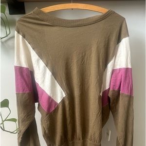 Free People Long Sleeve Bodysuit S 70s vibe